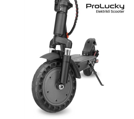 10" 500W Güç! ProLucky 5. Jenerasyon Katlanabilir, Ön ve Arka Süspansiyon